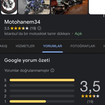 Motohanem34 Firmasındaki Kötü Hizmet