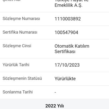 Türkiye Hayat Emeklilik Otomatik BES İptali