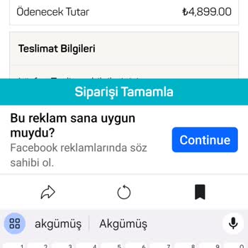 A101 Sahte Site Mağduriyetim