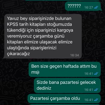Kara Kutu Yayınları Siparişimi Teslim Etmediler