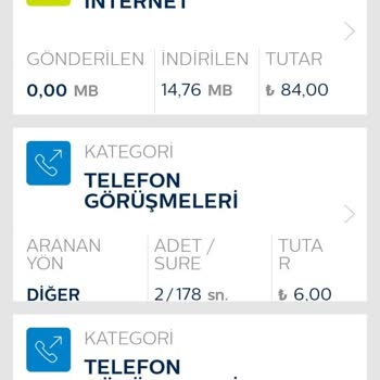 Bimcell'in 14 MB İçin 84 TL Para Kesmesi