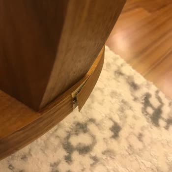 Kuğu Mobilya (Eskişehir) Aldığım Sehpaların Kaplamaları Kısa Sürede Açıldı