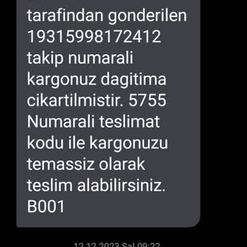Sürat Kargo ( Yalova Bayraktepe Paketimi Teslim Etmiyor
