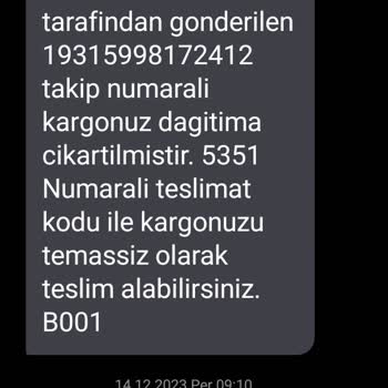 Sürat Kargo ( Yalova Bayraktepe Paketimi Teslim Etmiyor