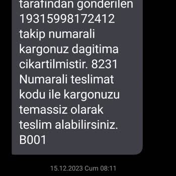 Sürat Kargo ( Yalova Bayraktepe Paketimi Teslim Etmiyor