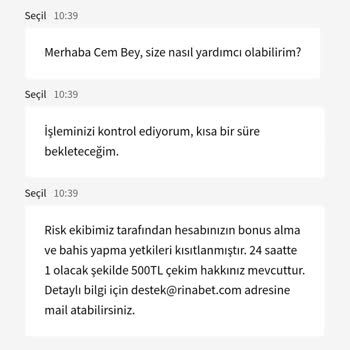 Rinabet Kazancı Ödeyin Lütfen