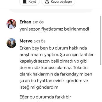 Airbnb Yüksek Ücret Talebi