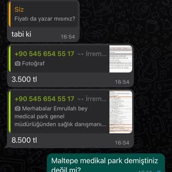 Medical Park Hastanesi Tek İşlemde Farklı Farklı Fiyat Veriyorlar (check-up)