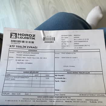 Horoz Lojistik Horozlu Lojistik Ürünümü Yanlış Getirdi