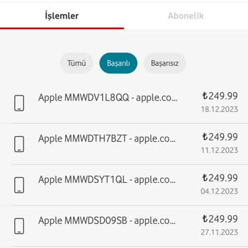 Vodafone Faturama Bana Ait Olmayan Mobil Alışveriş