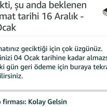 Amazon Siparişim Gecikti Ve Elle Tutulur Bir Şey Demiyorlar!