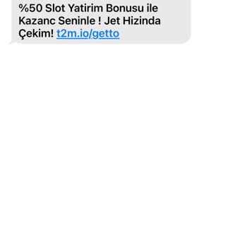 Gettobet SMS Almak İstemiyorum