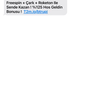 Betrupi SMS Almak İstemiyorum