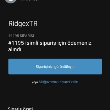 RidgexTr Siparişim Kayboldu, Firma Ulaşılamaz Durumda!