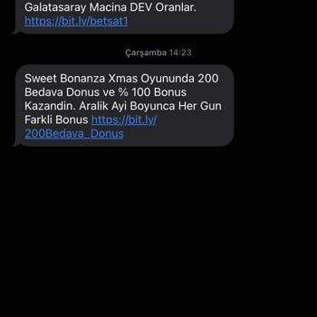 Sweet Bonanza Xmas Oyunu İstenmeyen Mesaj