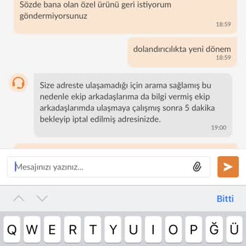 Trendyol Yemek Para İademin Yapılmaması