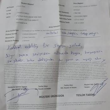 Fakir Ev Aletleri Yeni Kettle'ım Su Sızdırıyor!