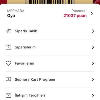 Sephora Birikmiş Puanımı Sildi!