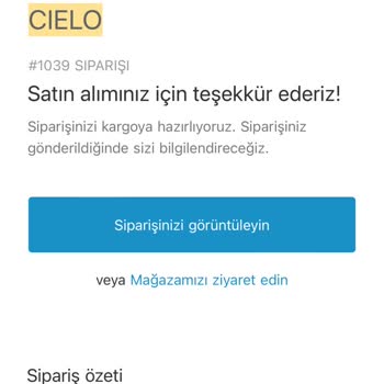 Cielotr.com Siparişimi Verdim Ancak Para Çekildiği Halde Günlerce Dönmedi
