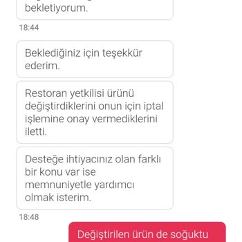 Yemeksepeti Ve Panino Pizza Yeşilova Şubesi Mağduriyeti