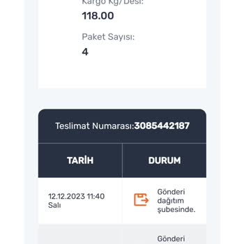 Horoz Lojistik Geciken Teslimat Günlerdir Dağıtım Şubesinde Bekletilen Kargom