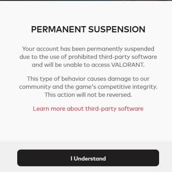 Valorant Haksız Yere Kalıcı Ban