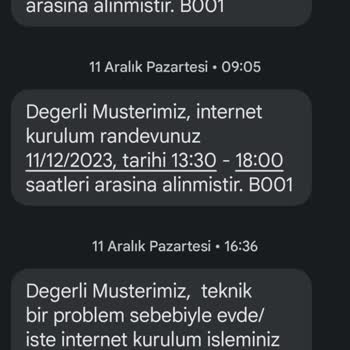 Türk Telekom İnternet Kurulum Randevusunda Yaşanan Aksaklıklar Ve Mağduriyet