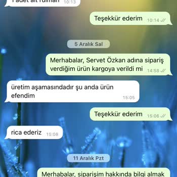 Durul Duşakabin Satın Almış Olduğum Ürünü Halen Göndermediler