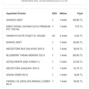 Migros Hemen Vasat Ürünler
