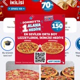 Domino's Pizza 1 Ürüne 3 Ayrı Fiyat