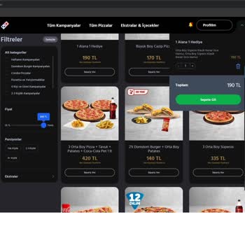 Domino's Pizza 1 Ürüne 3 Ayrı Fiyat
