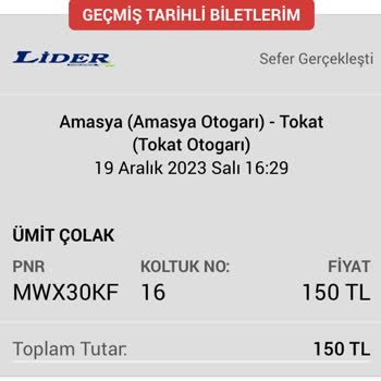 Obilet Bilet Problem Lider Turizm