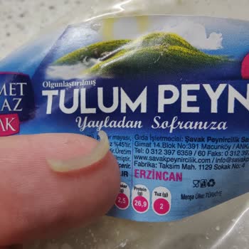 Şavak Peynircilik Peynirin İçinden Ayak Tırnağı Çıktı
