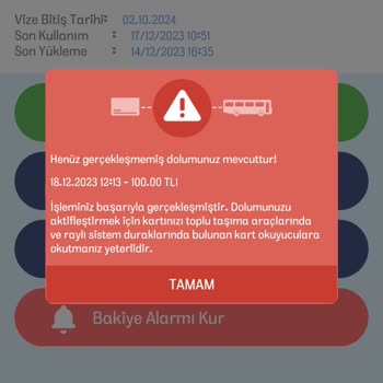 Gaziantep Büyükşehir Belediyesi Gaziantep Genç Kartıma 100 TL Attım Ancak Dolum Henüz Gerçekleşmedi