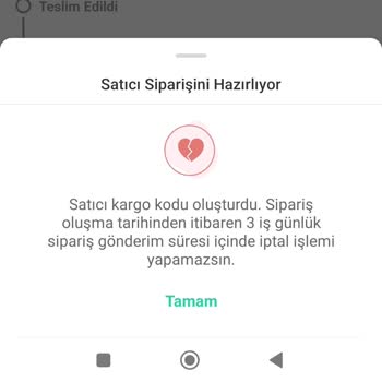 Dolap Sipariş İptali Ne İzin Vermiyor