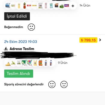 Cepte Şok Siparişleri Getirmiyor