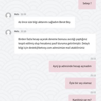 Betvoy Bonus Saçmalığı Ve IP Sorunu