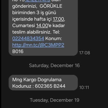 Kasıtlı Olarak MNG Kargo Firması Kargoyu Teslim Etmiyor