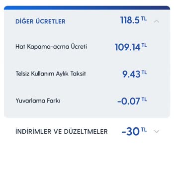 Turkcell Fatura Açma Kapama Bedeli