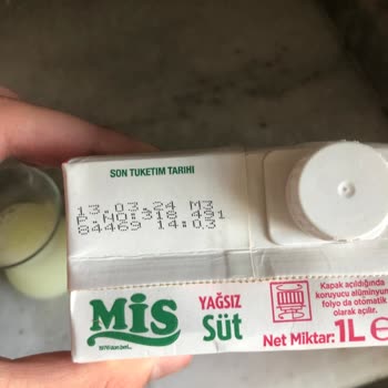 Mis Raf Ömrü Olan Sütün Bozulmuş Olması