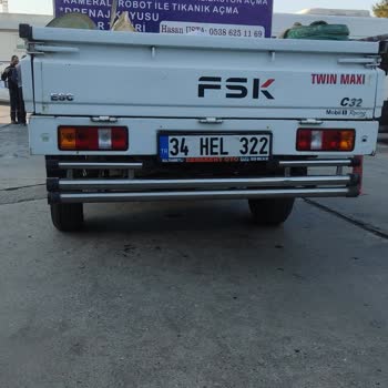 Tüvtürk Kamyonet Arka Korkuluk