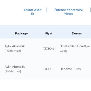 Exxen Deneme Süresi Bitmeden Aylık Aboneliğe Geçiş Yapılmış
