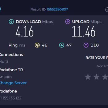 Vodafone Net Kötü İnternet Hızı