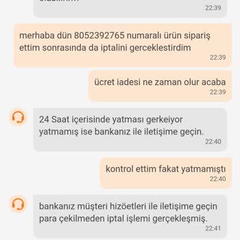 Ziraat Bankası Param İade Olmuyor