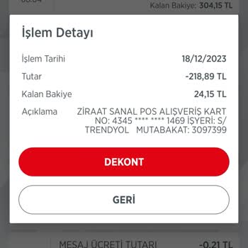 Ziraat Bankası Param İade Olmuyor