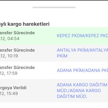 PTT Kargo Gelmemesi Kargoların Bekletilmesi