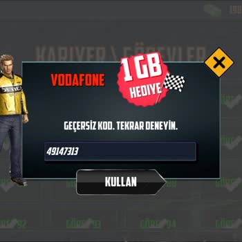 Vodafone Hediye İnternetin Gelmemesi