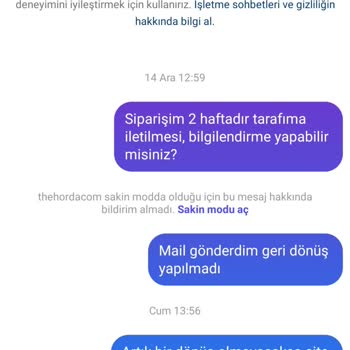 TheHorda Ürün Yok İade Yok Dönüş Yok