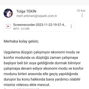 Isıpark General Life Smart Uygulaması Düzgün Çalışmıyor