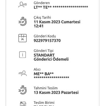 BuharKeyf Kargom Gelmedi İade Ücretim Yatmadı